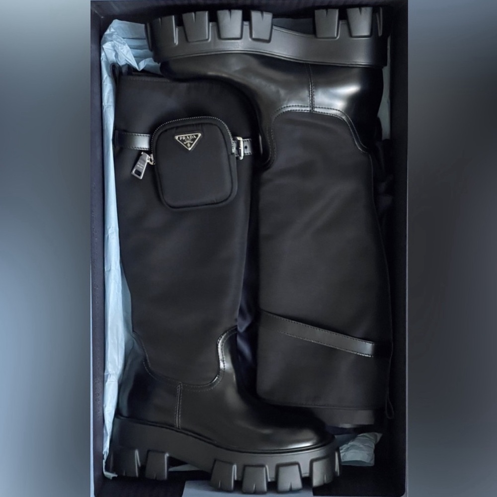 Prada Black Boots